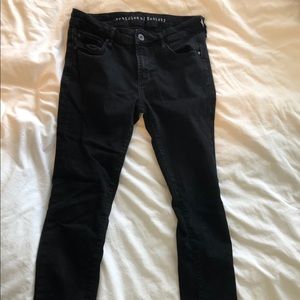 Full length black jeans
